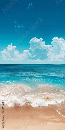 beach and blue sky © Denis