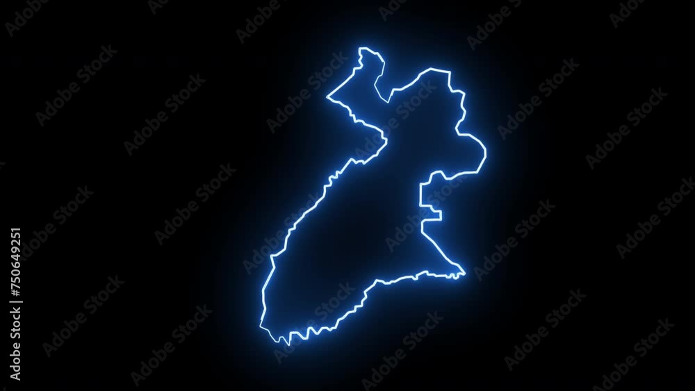 map of Arbil in iraq with glowing neon effect map of Arbil in iraq with glowing neon effect
