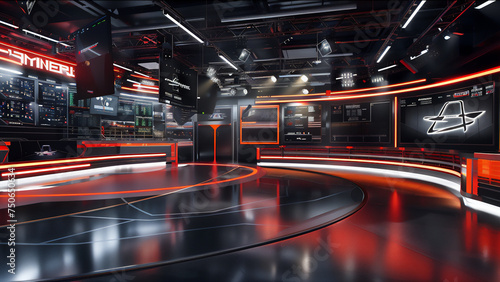 virtual sports news studio 