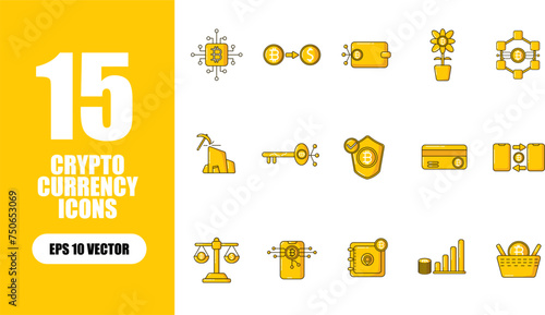 Cryptocurrency Icon Collection