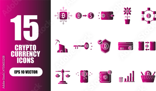 Cryptocurrency Icon Collection