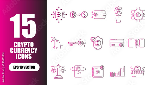 Cryptocurrency Icon Collection