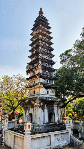 Pho Minh Tower At Pho Minh Pagoda In Nam Dinh Province, Vietnam. Pho Minh Pagoda Is One Of The Ancient Structures Of The Tran Dynasty, With A History Of More Than 700 Years.