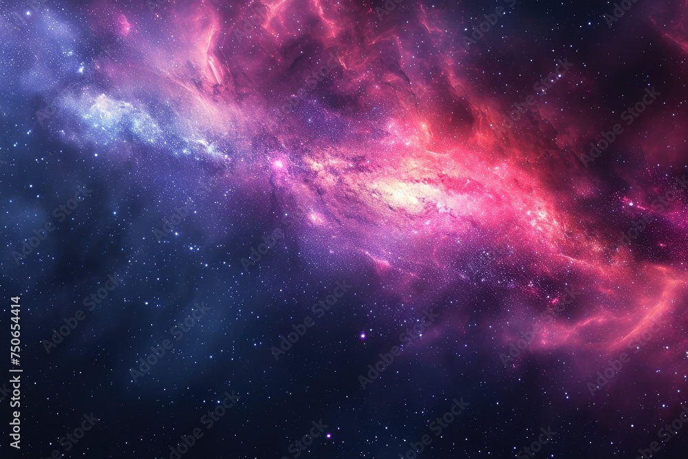 Awe inspiring astronomy journey with vivid colors