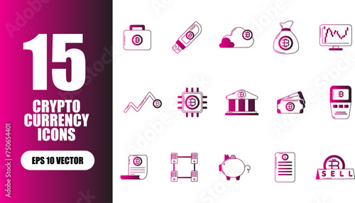 Cryptocurrency Icon Collection