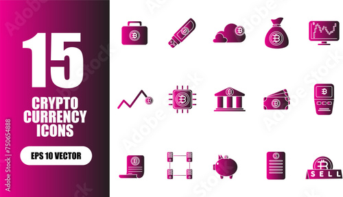 Cryptocurrency Icon Collection