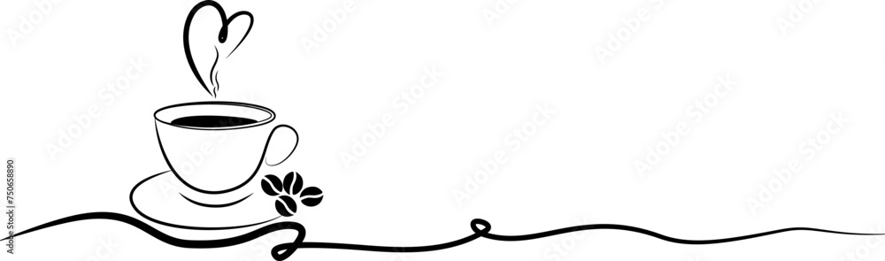line art coffee cup line art coffee cup