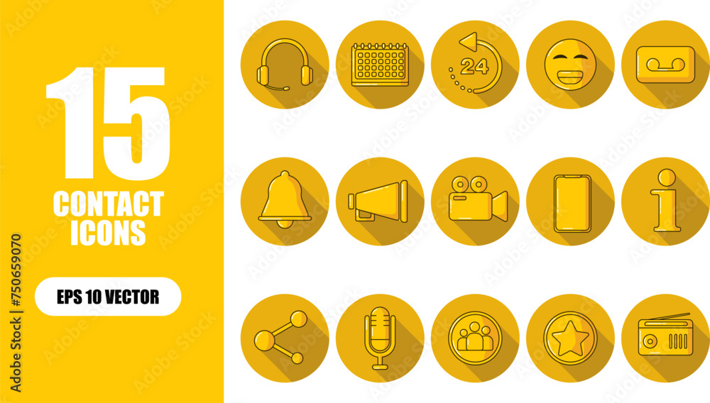 Contact Icon Collection Contact Icon Collection