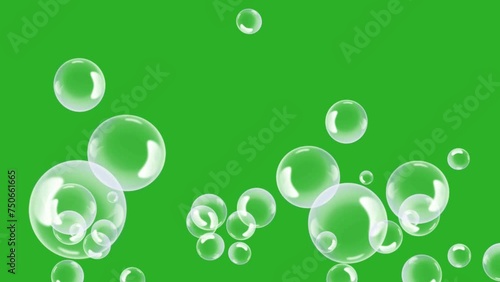 soap bubble green screen footage, perfect for templates, editing, creator content, etc	
