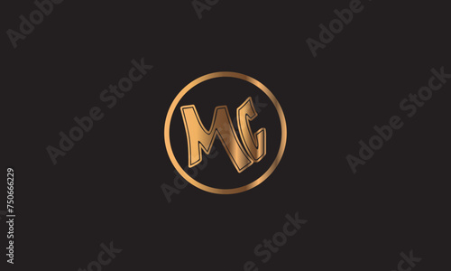 MC, CM, M, C Abstract Letters Logo Monogram