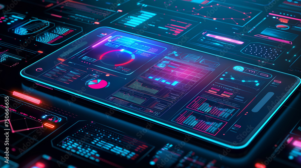 Close-up of a radio's control panel, seamlessly integrated with elements of modern technology and business. Close-up of a radio's control panel, seamlessly integrated with elements of modern technology and business.