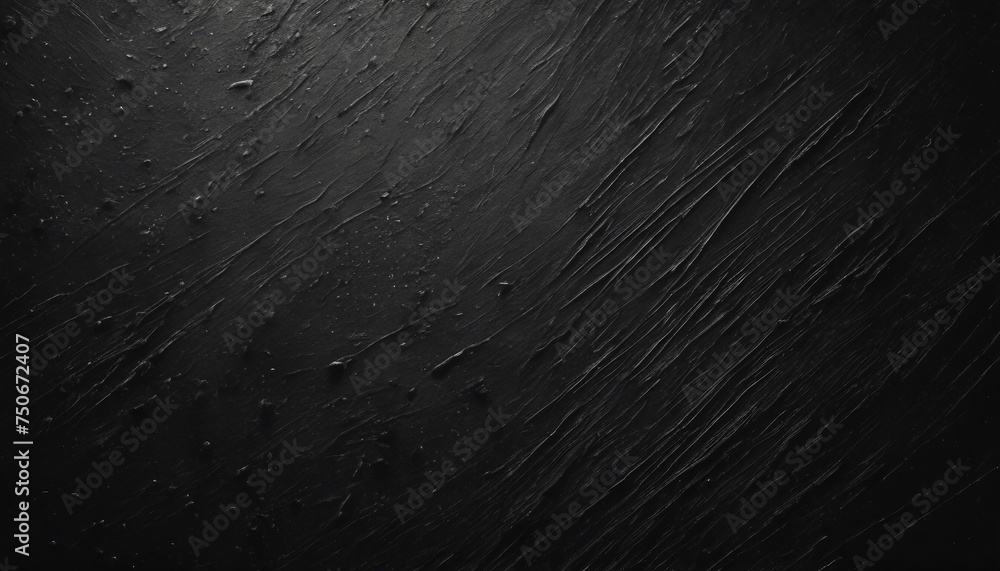 Fototapeta premium Dust texture and scratches on dark black