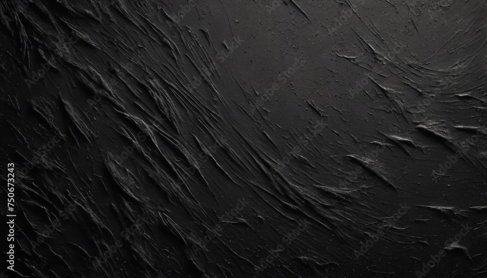 Fototapeta premium Dust texture and scratches on dark black