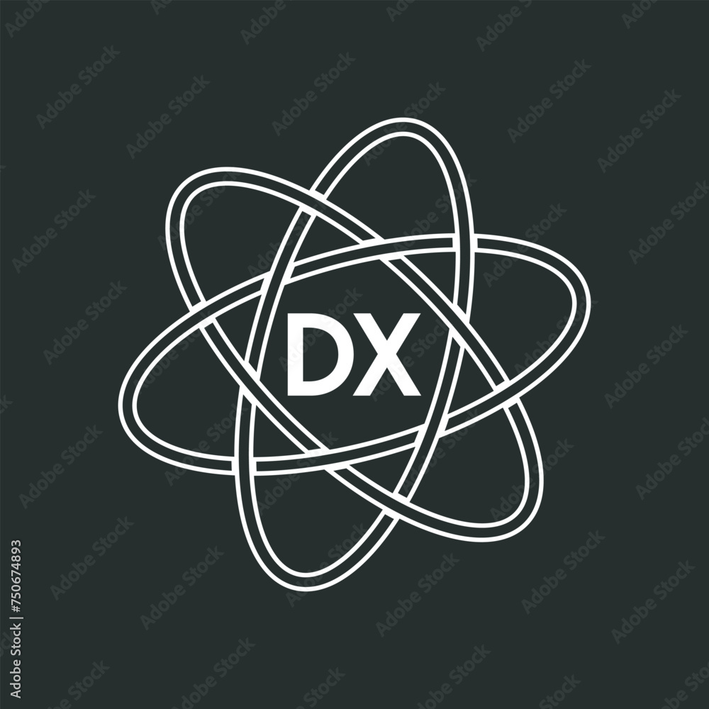 DX letter logo design on white background. DX logo. DX creative initials letter Monogram logo icon concept. DX letter design DX letter logo design on white background. DX logo. DX creative initials letter Monogram logo icon concept. DX letter design