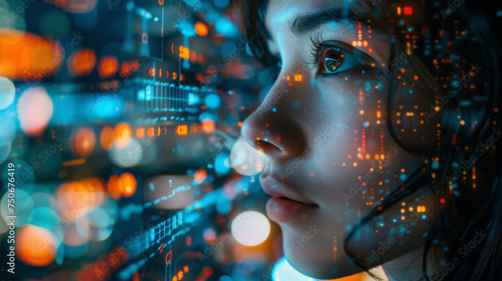 Robotics and Cybersecurity in safeguarding futuristic technology, futuristic world Robotics and Cybersecurity in safeguarding futuristic technology, futuristic world
