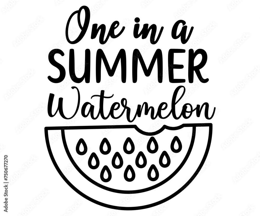 one in a summer Svg,Summer day,Beach,Vacay Mode,Summer Vibes,Summer Quote,Beach Life,Vibes,Funny Summer   
