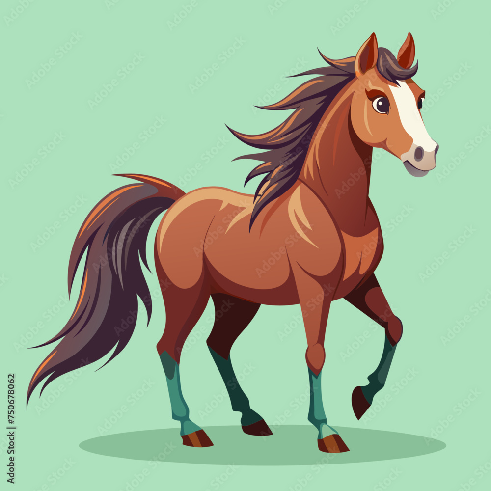 Horse colt filly mare stallion bronco foal gelding mustang nag plug pony steed animal pet vector illustration draw cartoon pretty cute Horse colt filly mare stallion bronco foal gelding mustang nag plug pony steed animal pet vector illustration draw cartoon pretty cute
