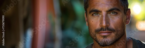 Handsome Hispanic Man Working Rorschach, Background HD For Designer
