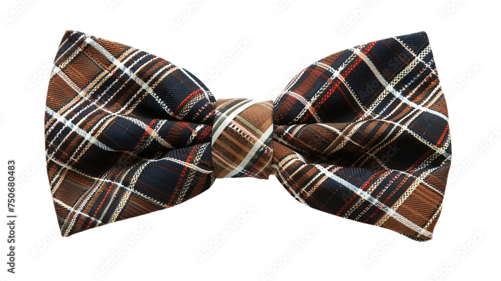 Checkered bow isolated on transparent background. Checkered bow isolated on transparent background.