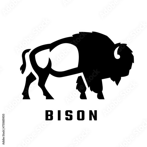 American bison logo.