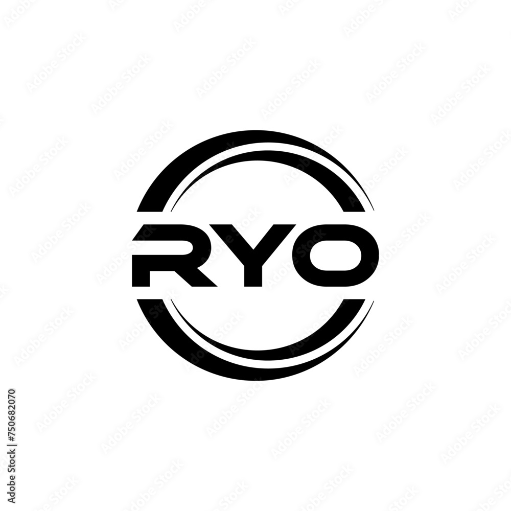 RYO letter logo design with white background in illustrator, vector logo modern alphabet font overlap style. calligraphy designs for logo, Poster, Invitation, etc. RYO letter logo design with white background in illustrator, vector logo modern alphabet font overlap style. calligraphy designs for logo, Poster, Invitation, etc.