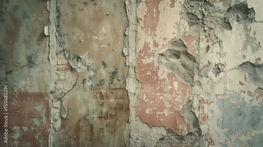 Fototapeta premium Dirty wall texture background. Old vintage wall