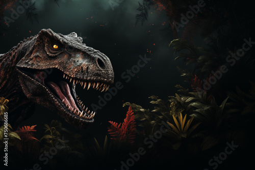 tyrannosaurus rex background © Julie