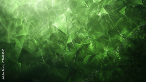 green abstract green light abstract ,background polygon elegant background and frame background,generative ai