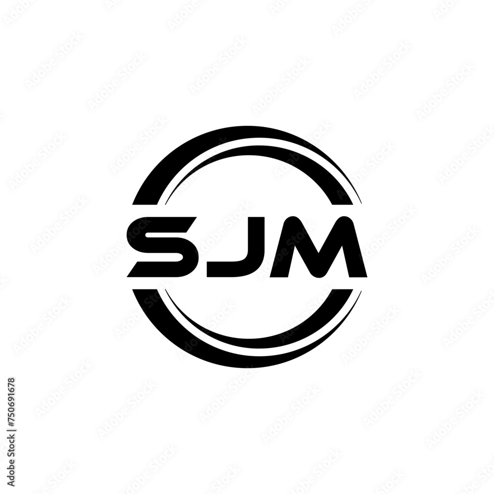 SJM letter logo design with white background in illustrator, vector logo modern alphabet font overlap style. calligraphy designs for logo, Poster, Invitation, etc. SJM letter logo design with white background in illustrator, vector logo modern alphabet font overlap style. calligraphy designs for logo, Poster, Invitation, etc.