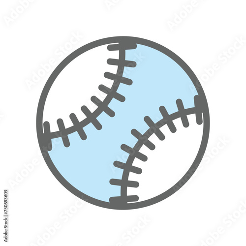 Baseball icon vector
