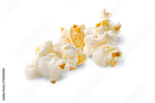 Popcorn isolated on white © Sergey Yarochkin