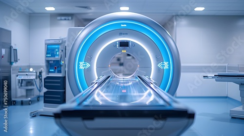 Medical MRI Machine in Hospital