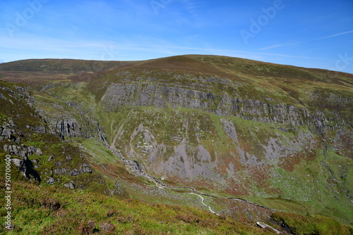 View from the top of the Comeragh mountain photo