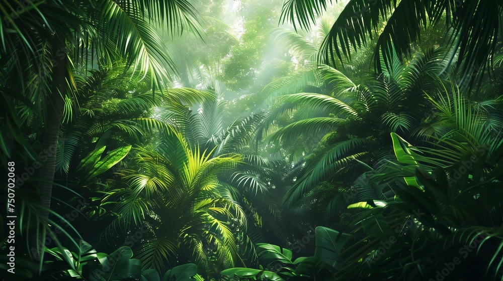 Tropical Jungle Background Tropical Jungle Background