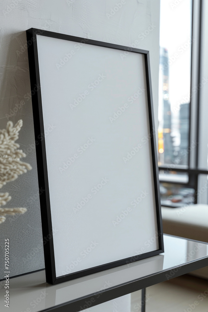 Empty Vertical Frame Mockup Concept, Frame blank mock up Empty Vertical Frame Mockup Concept, Frame blank mock up