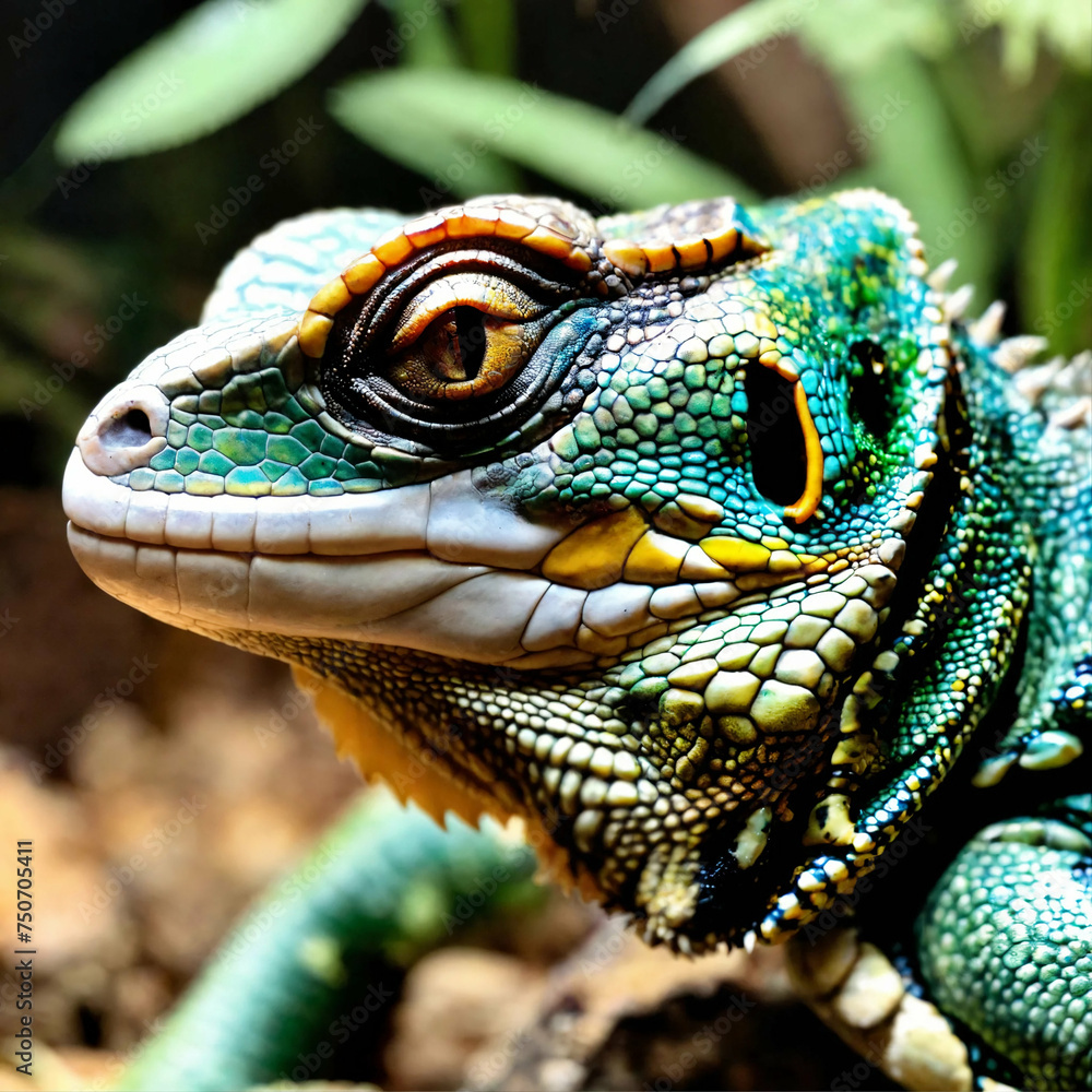 Fototapeta premium Ein Reptil