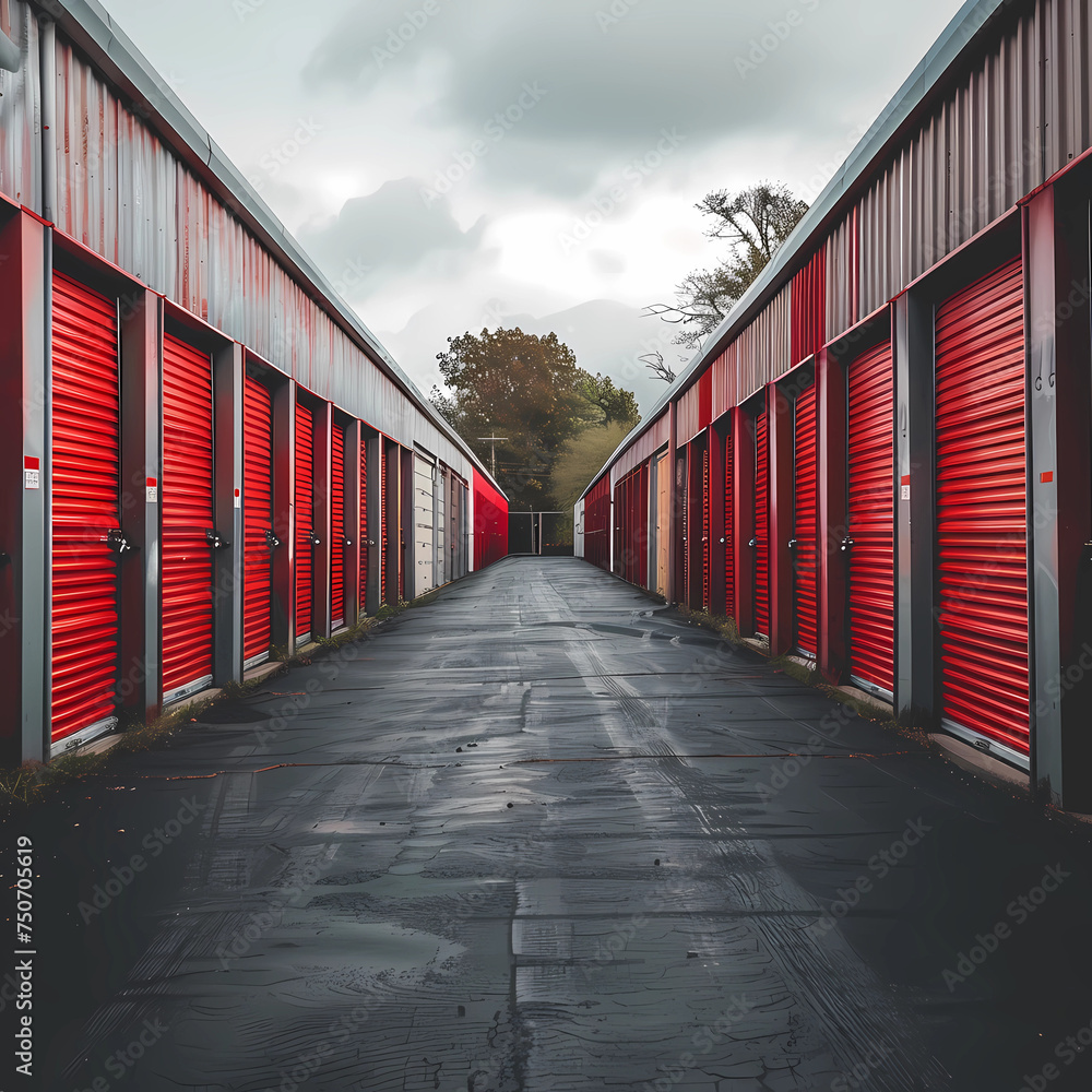 Fototapeta premium storage units