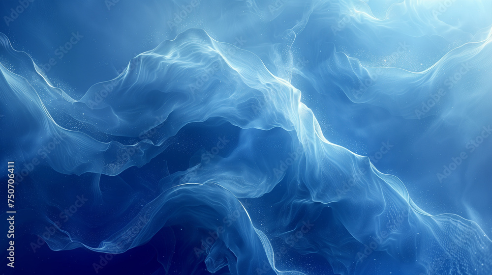 Fototapeta premium blue abstract smoke background