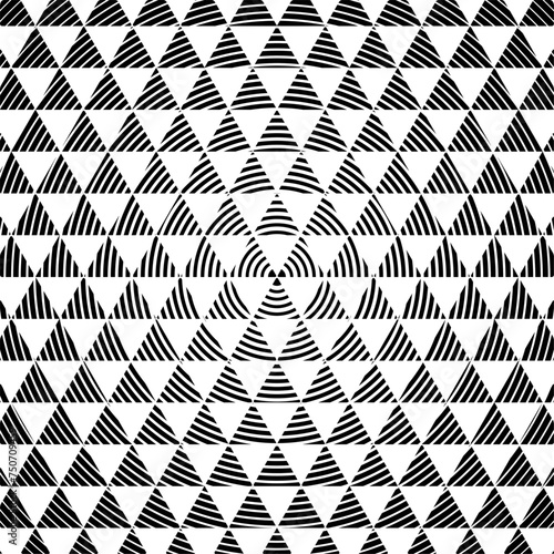 abstract black and white background pattern. Triangle Vector Abstract 