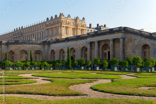 The Orangery garden in park of Versailles