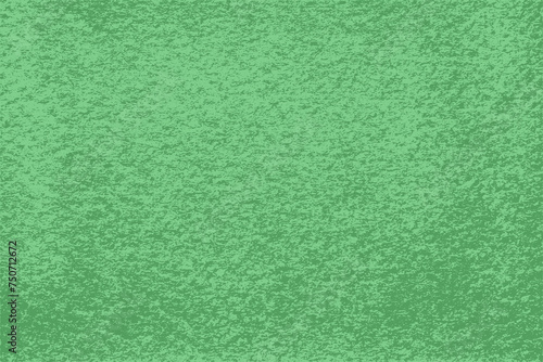 Green monochrome two-tone shabby noisy texture. Vector rough grainy background for vintage design