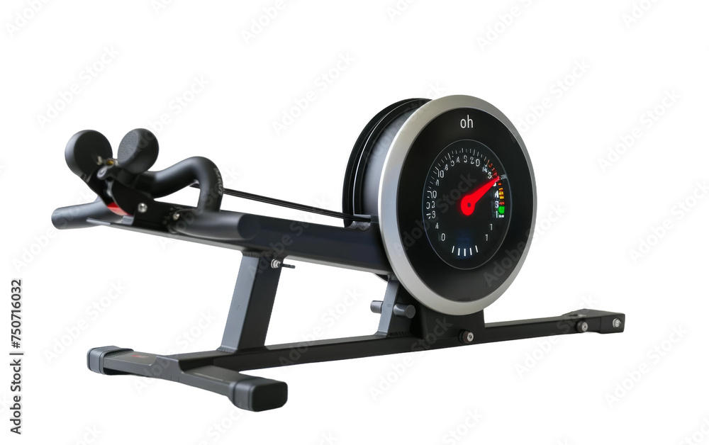 The Artistry of a Rowing Stroke Rate Monitor On Transparent Background. Stock Photo Adobe Stock