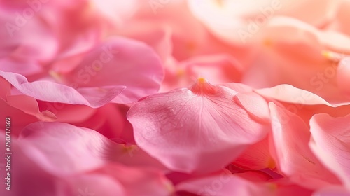 Wallpaper Mural A close-up of vibrant pink petals, glowing with a soft light, creates a dreamy floral ambiance. This image is suitable for beauty themes, intimate event designs, or as a vivid Torontodigital.ca