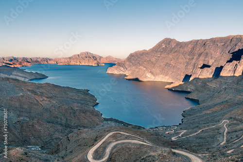Oman - Khasab - The beautiful fjords of Mussadam photo