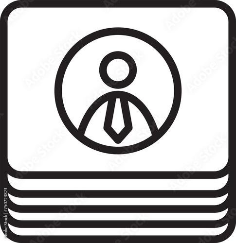 Identification Card Icon