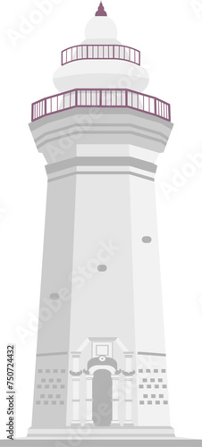 Banten Grand Mosque Tower Landmark
