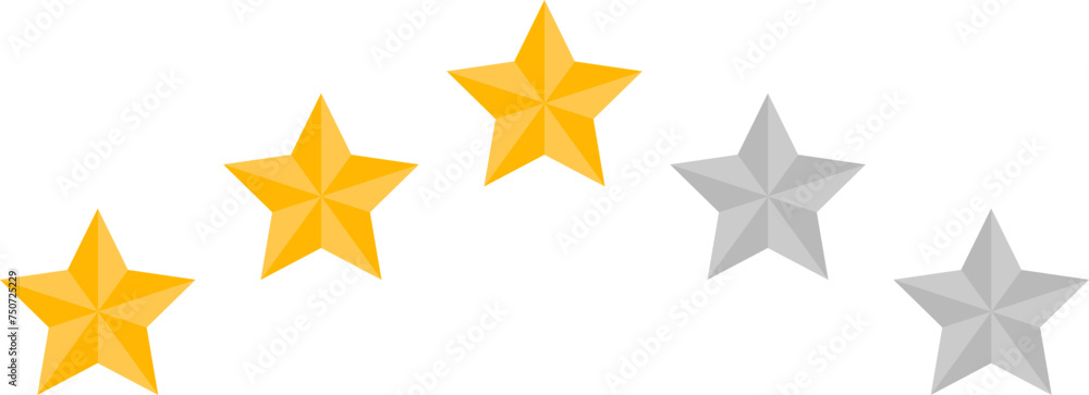 Three star rating Three star rating