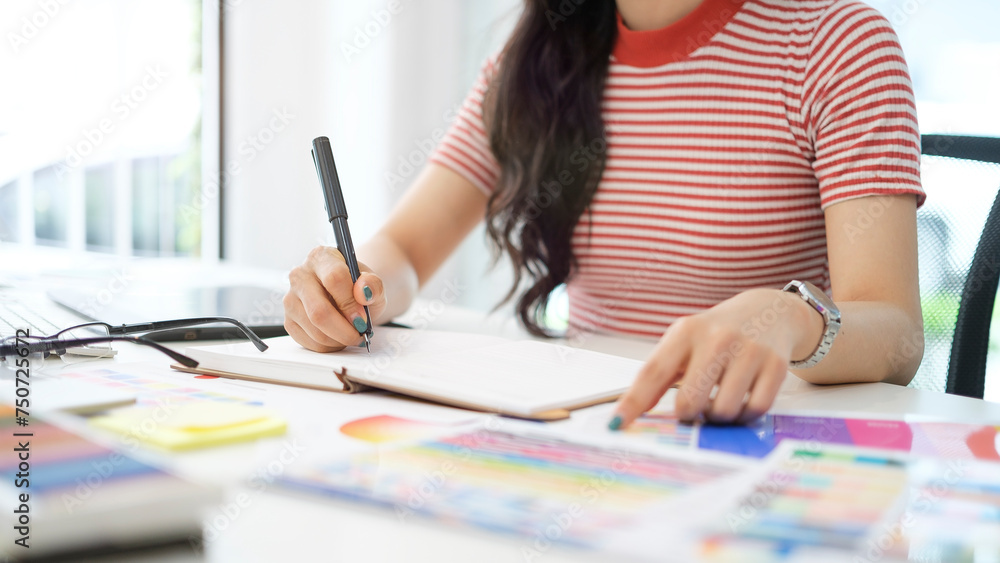 Modern workplace with laptop computer, coffee cup and pencils on wooden background. Top view. Modern workplace with laptop computer, coffee cup and pencils on wooden background. Top view.