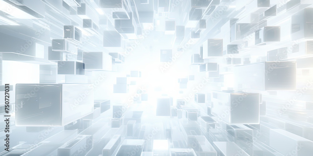 Abstract White Futuristic Background Abstract White Futuristic Background