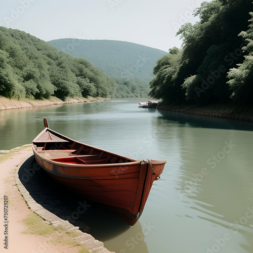 boat on the river © Tiago